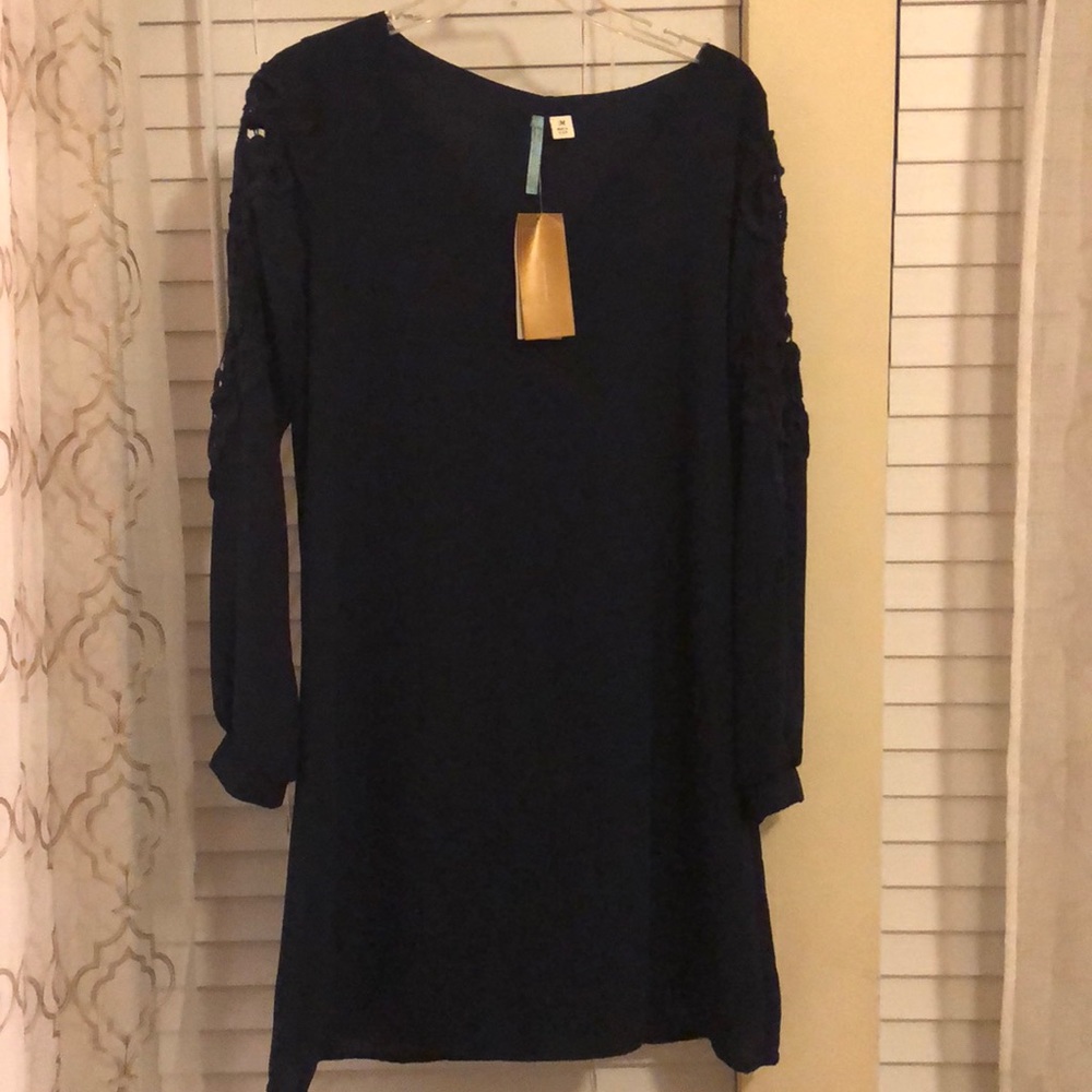 Francesca's Collections Navy Blue Dress NWT